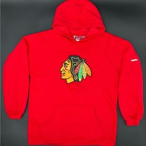 Chicago Blackhawks NHL Red Hoodie Jacket  youth size xl 18/20